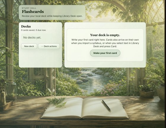Flashcards in the Garden of Eden theme